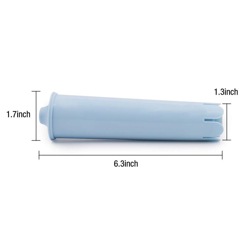 PUREUP Replacement for JuraÂ® Water Filter, Compatible with Claris Blue CapressoÂ® Clearyl Coffee Water Filter, 4 pack - Image 1